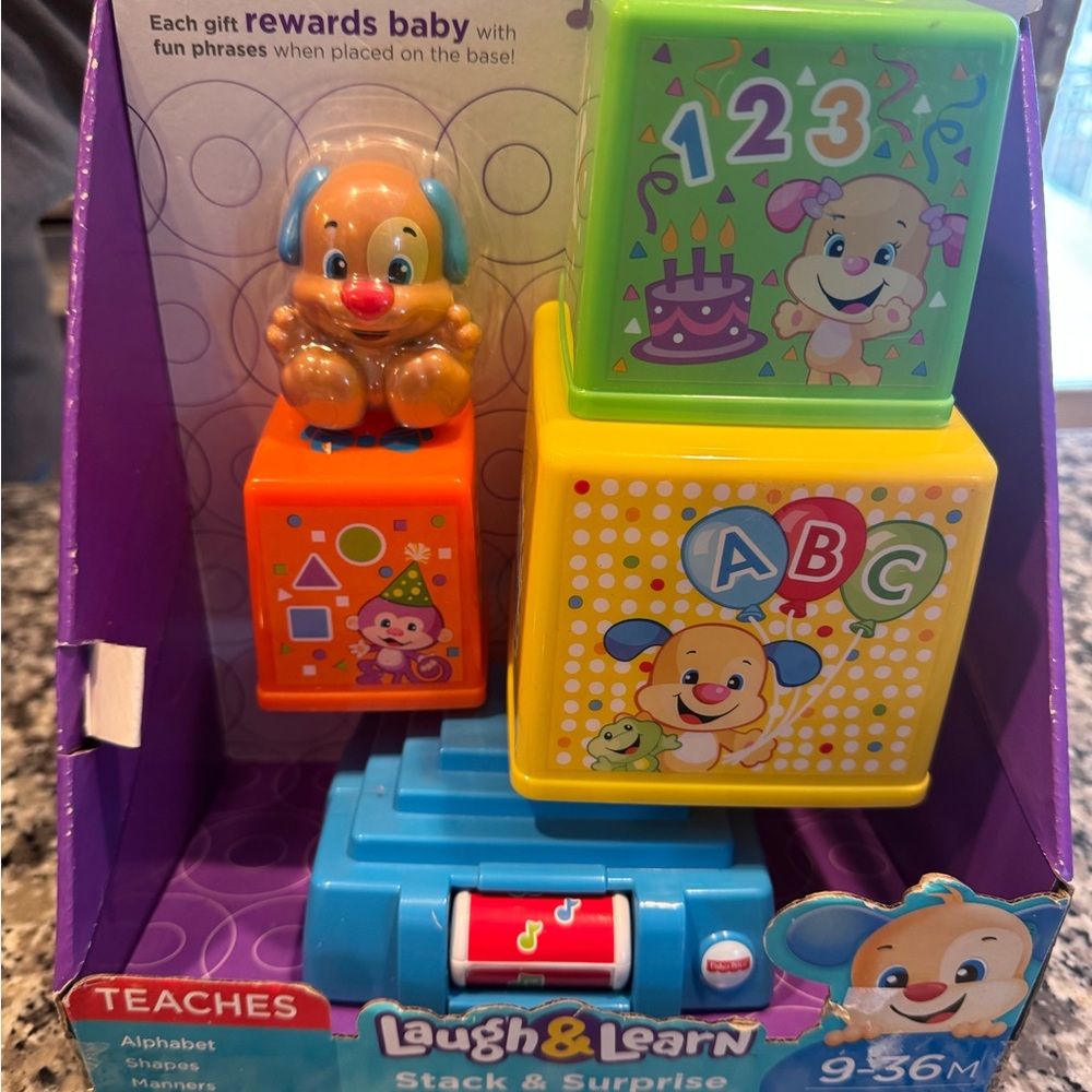 NEW NIB fisher price Stack & Surprise Blocks